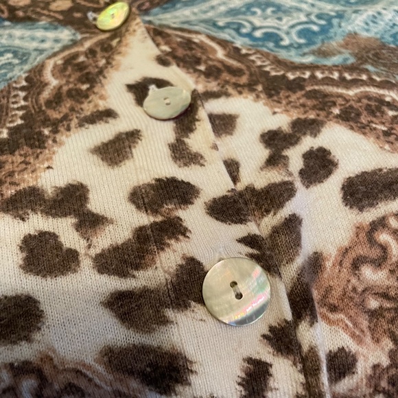 Chico's knit Cardigan Sweater, Sz L - Picture 7 of 10